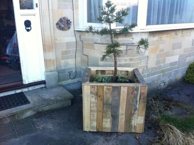 Pallet Pure Timber Planters For Pennies