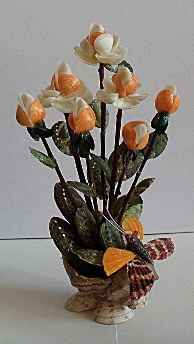 Seashell Floral Arrangements