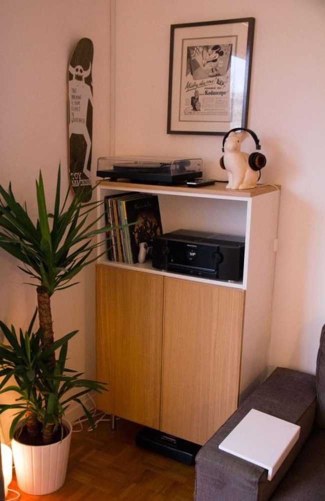 Vinyl Records And Gray Seating