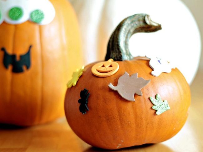 Orange Pumpkins, Wooden Warmth