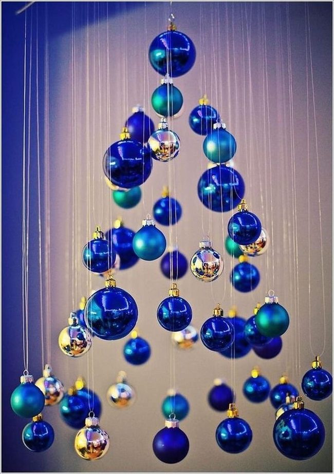 Silver Spheres Suspended Elegantly