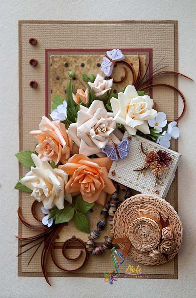 Peach Petals And Tactile Layers