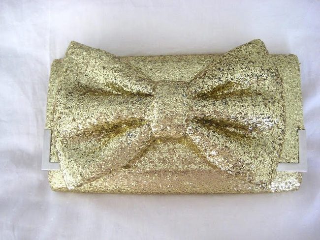 Glitter Gold Evening Clutch