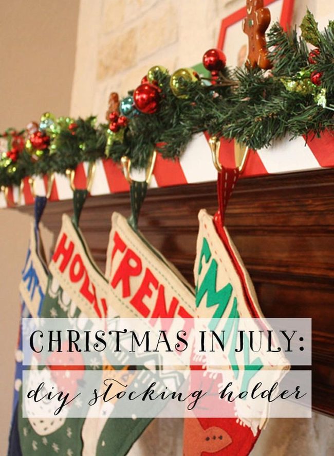 Red And Green Pine Mantel