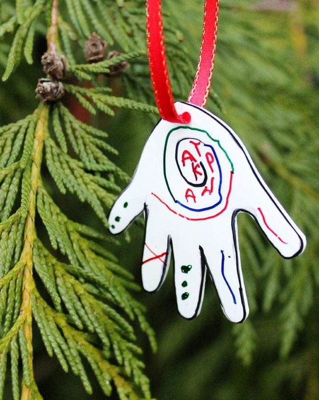 Multicolored Hamsa On White
