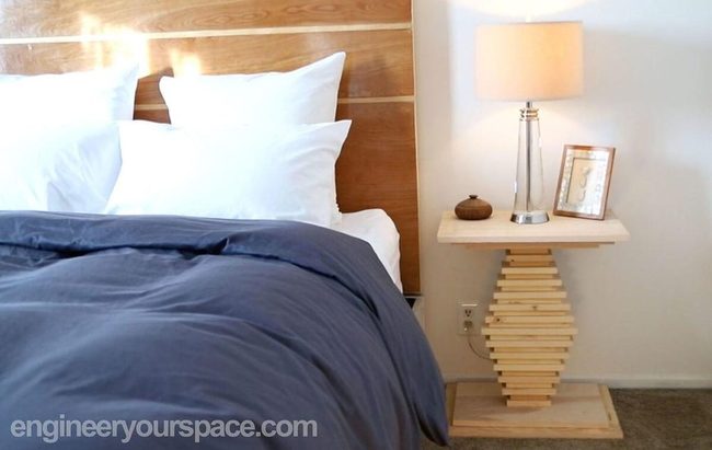 Natural Wood Geometry Meets Light