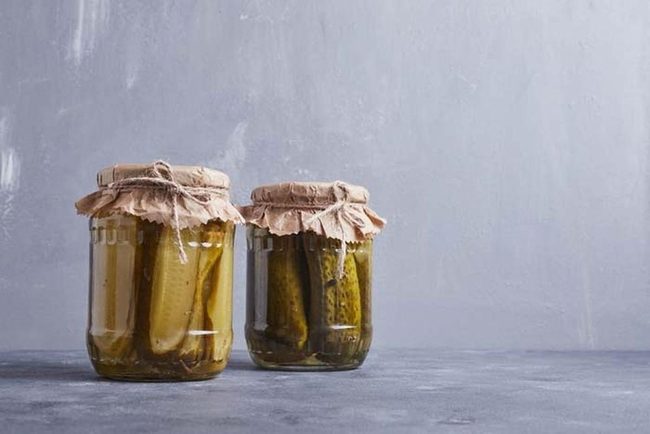 Repurposed Glass Jars Organization