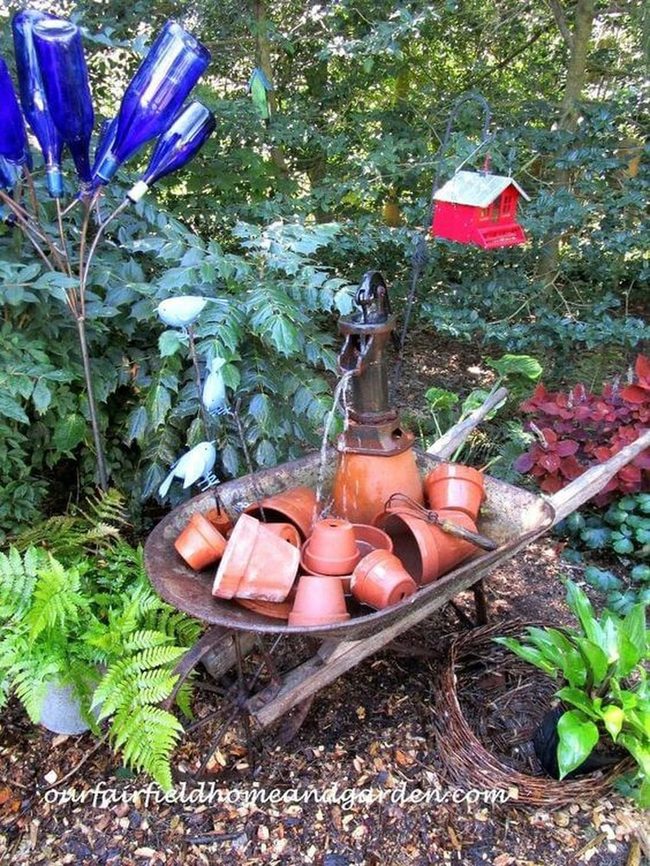 Vintage Pump Garden Oasis