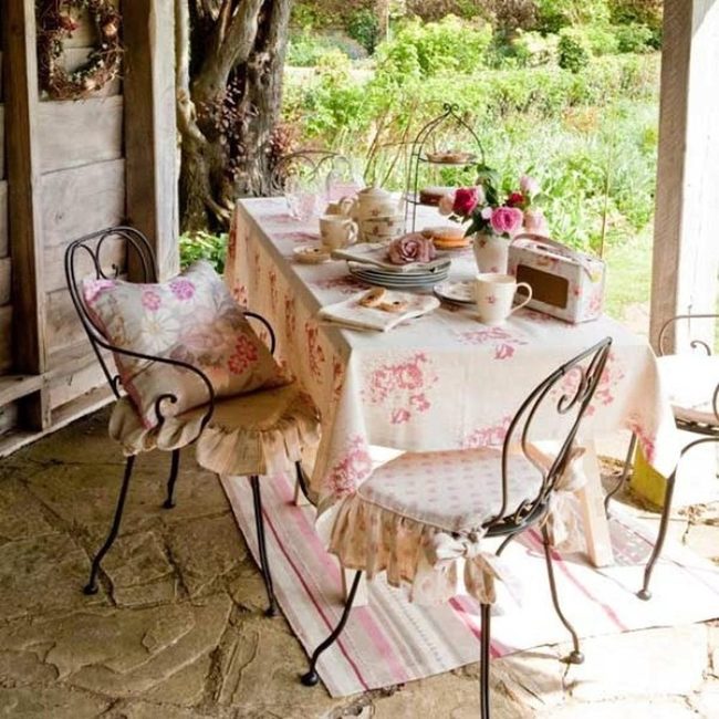 Pink Garden Tea Setting