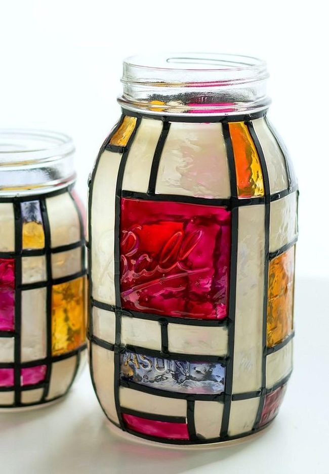 Mondrian Primary Jars