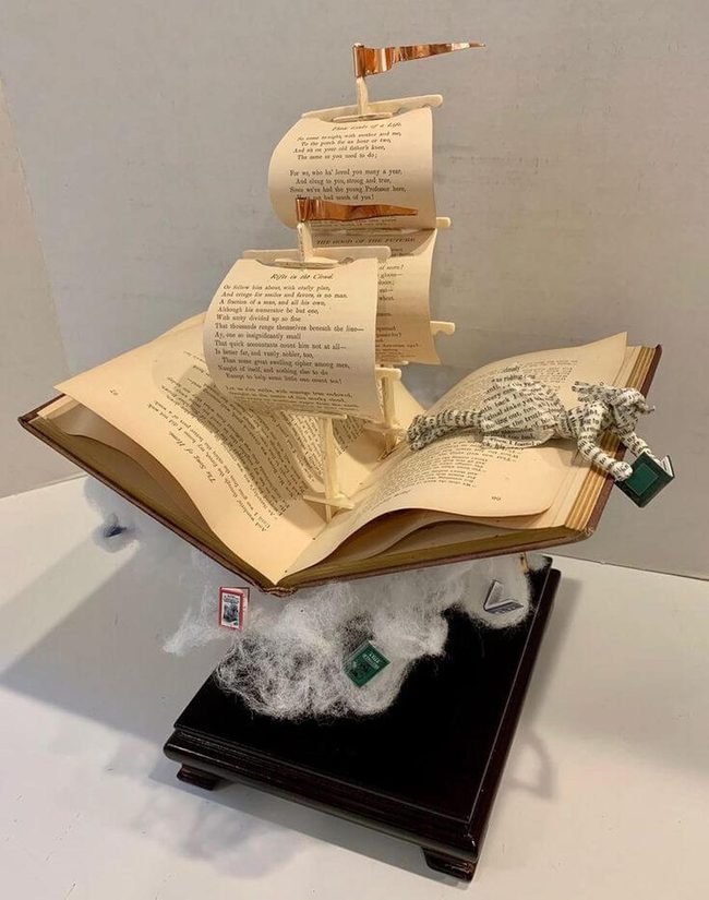 Aged Pages Set Sail