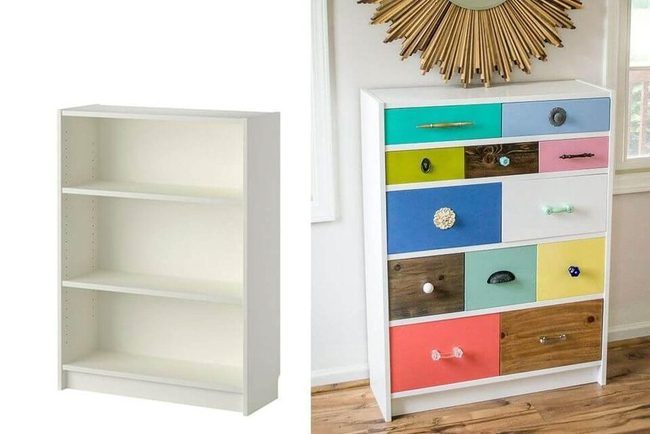 Colorful Ikea Shelves Storage Solution