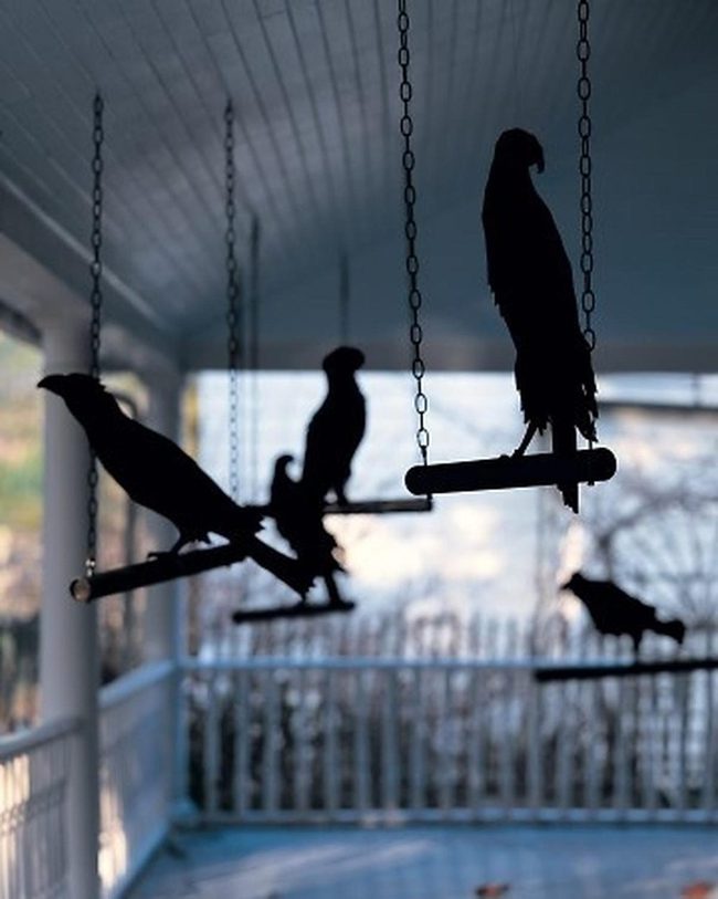 Eerie Black Crows Halloween
