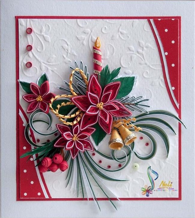 Deep Red And Gold Seasonal Display