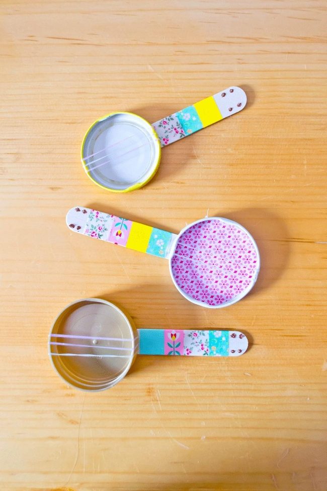 Floral Ceramic Measuring Cups