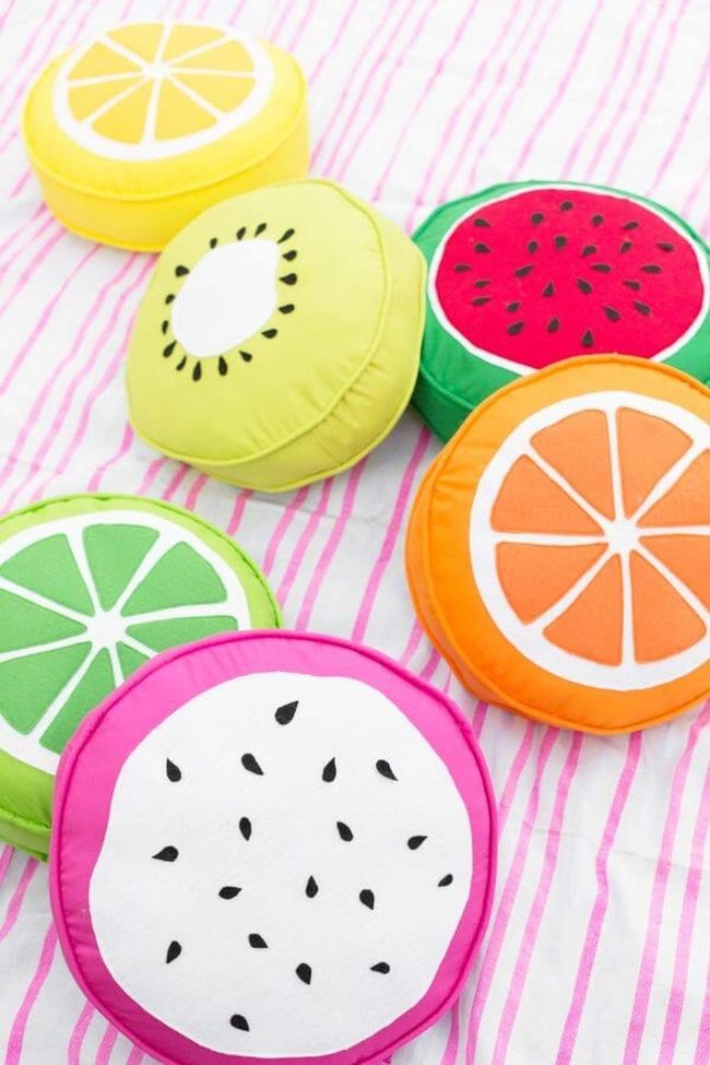 Citrus Slice Patio Cushions