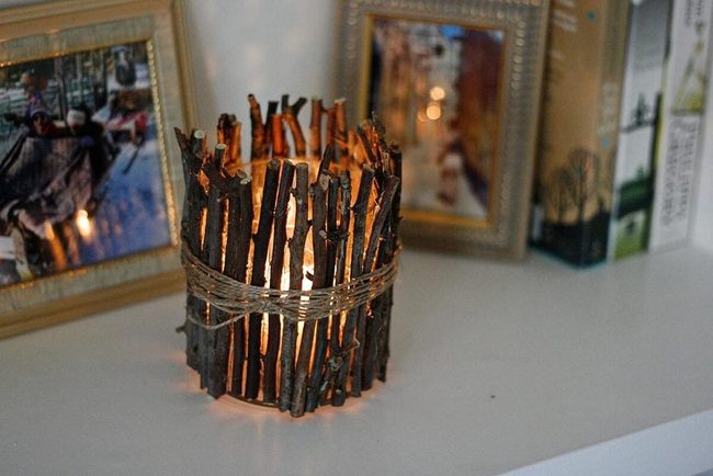 Twisted Branch Candle Holder