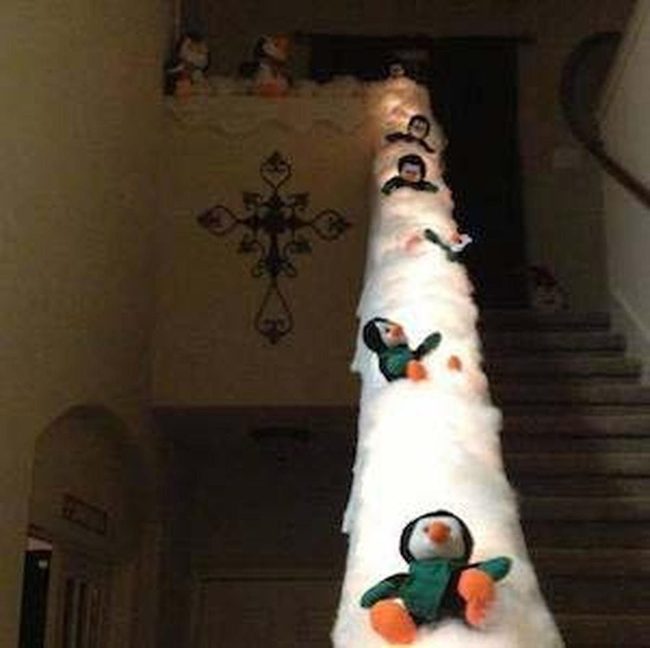 Penguin Fabric Staircase Slide