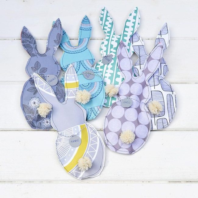 Pastel Ceramic Bunnies Collection