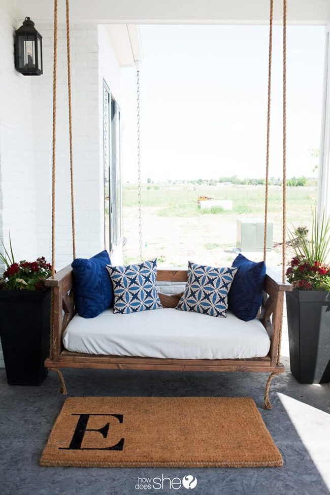 Sapphire Cushions, Ruby Blooms