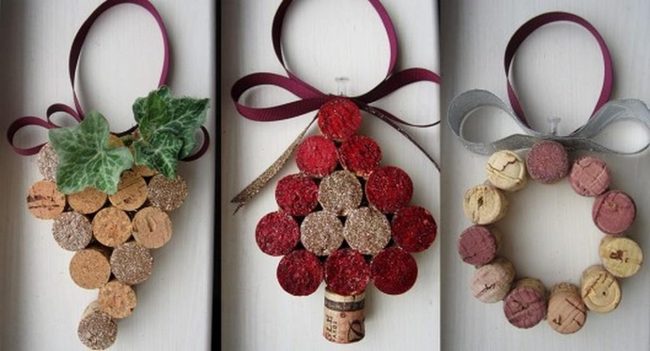 Colorful Cork Grape Clusters