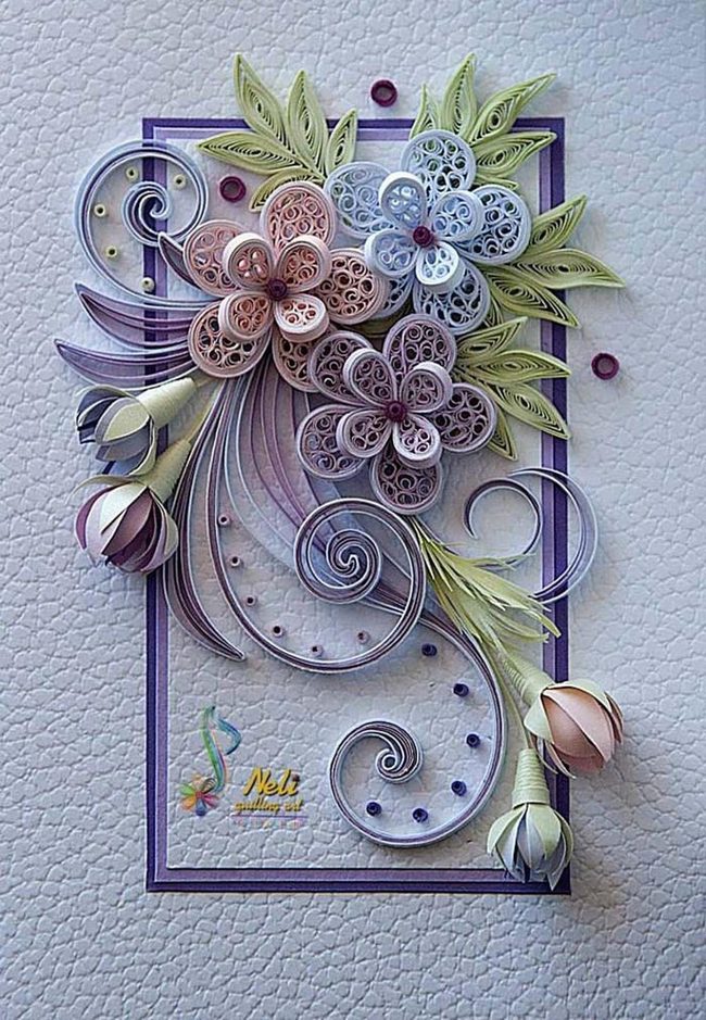 Pastel Florals With Swirling Vines