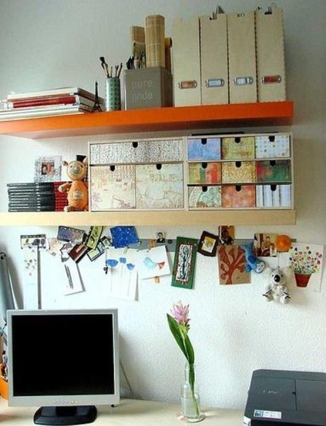 Pink Vase, Orange Shelves, Productive Joy