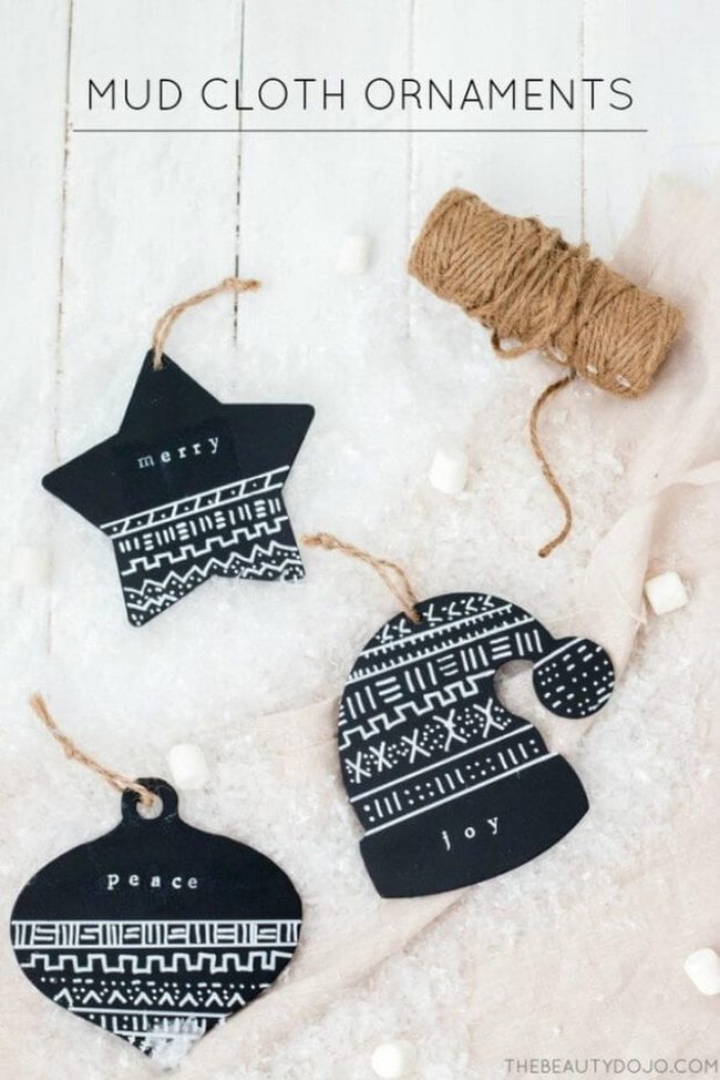 Tiny Knit Fabric Ornaments