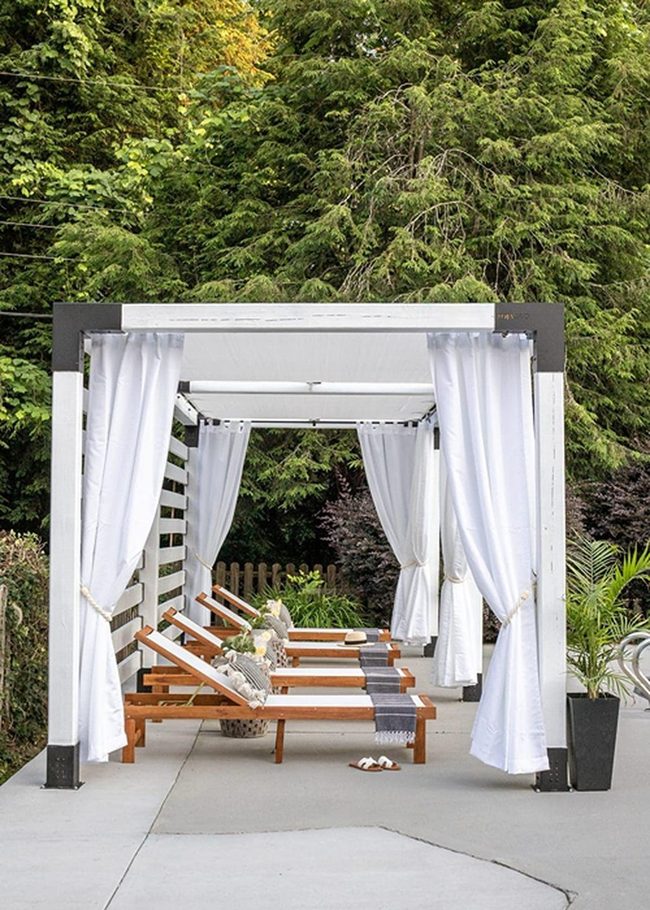 Wooden Mediterranean Shade Structure