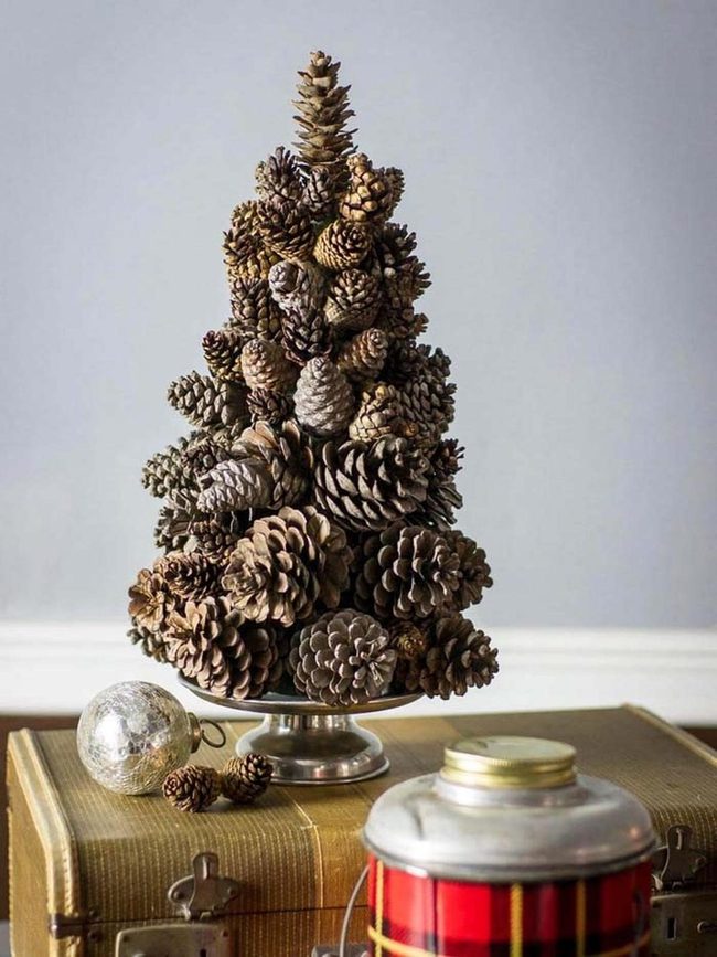 Natural Pinecone Tree Structure