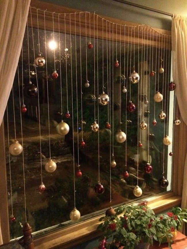 Hanging Gold And Silver Sparkle