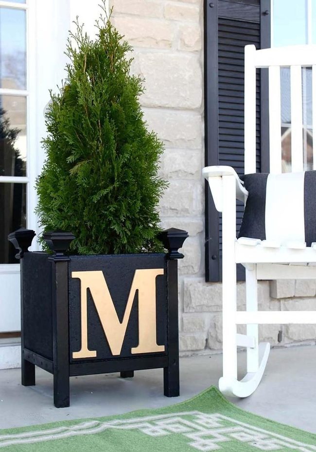 Concrete Monograms In Wood