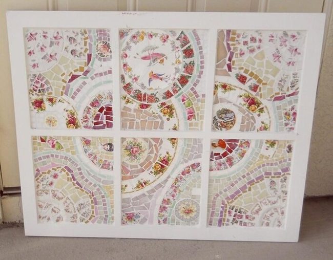 Shattered Ceramic Window Art