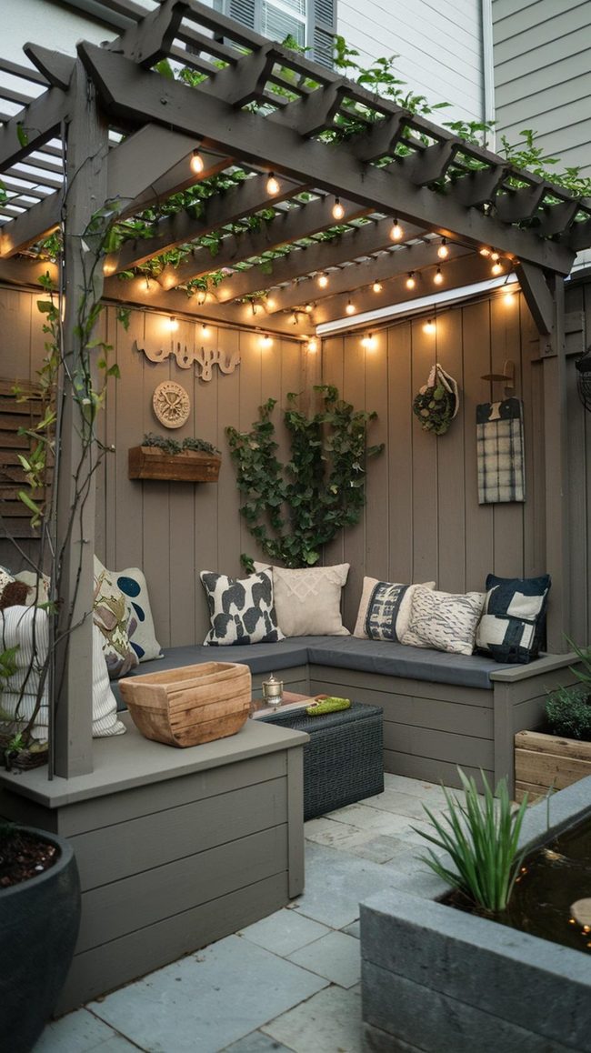 Wooden Pallet Herb Wall