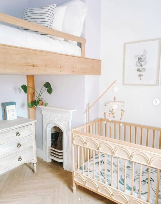 Wooden Rainbow Cot Panels