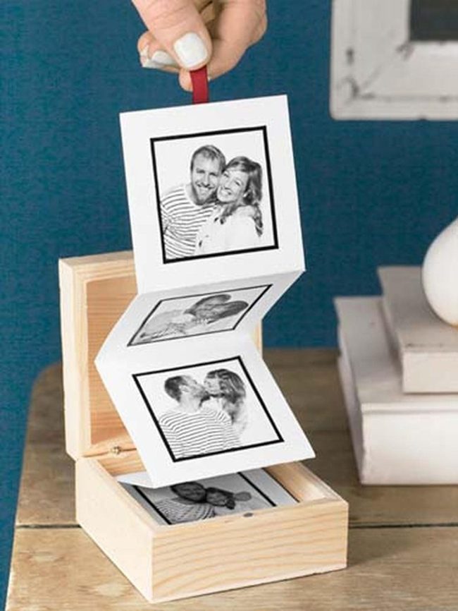 Layered Wood Memory Boxes