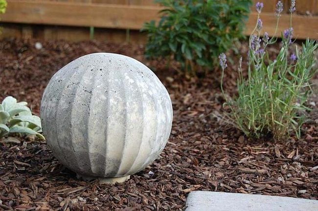 Concrete Spheres Garden Statement