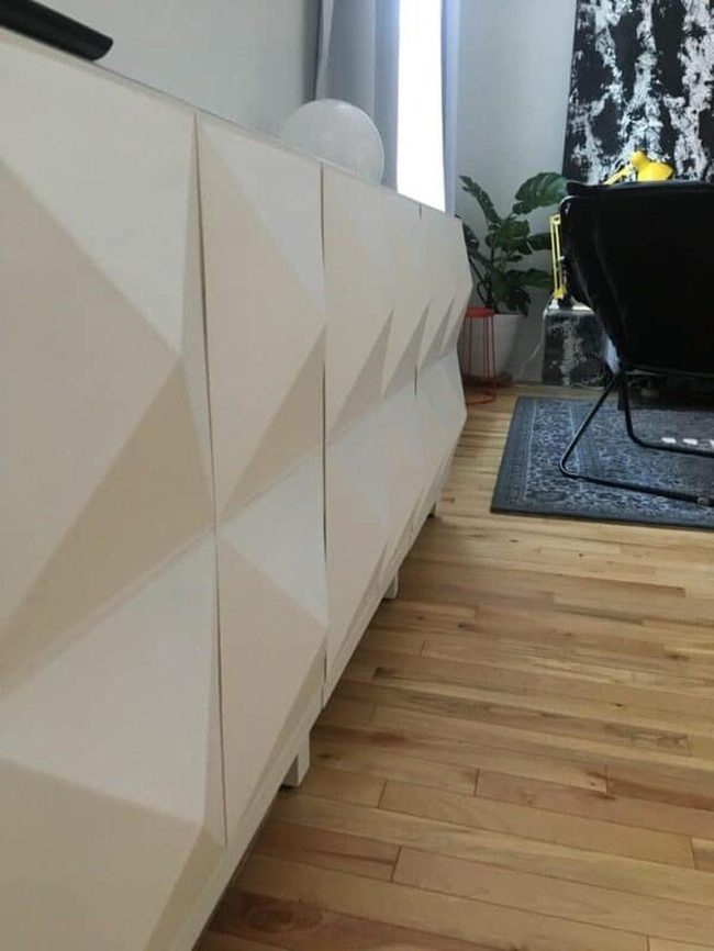 Three-Dimensional Geometric Door Panels