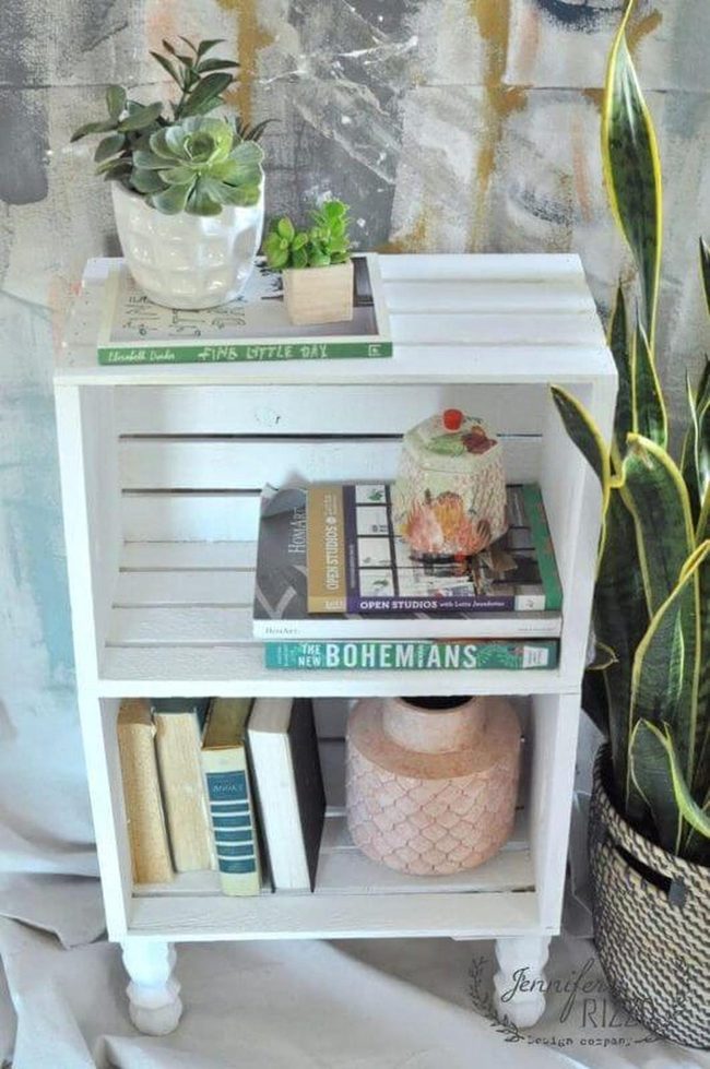 Wooden Crate Storage Shelving