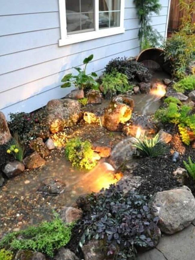 Flowing Water Garden Oasis