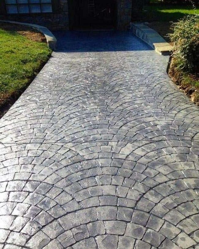 Roman Cobblestone Stamped Concrete