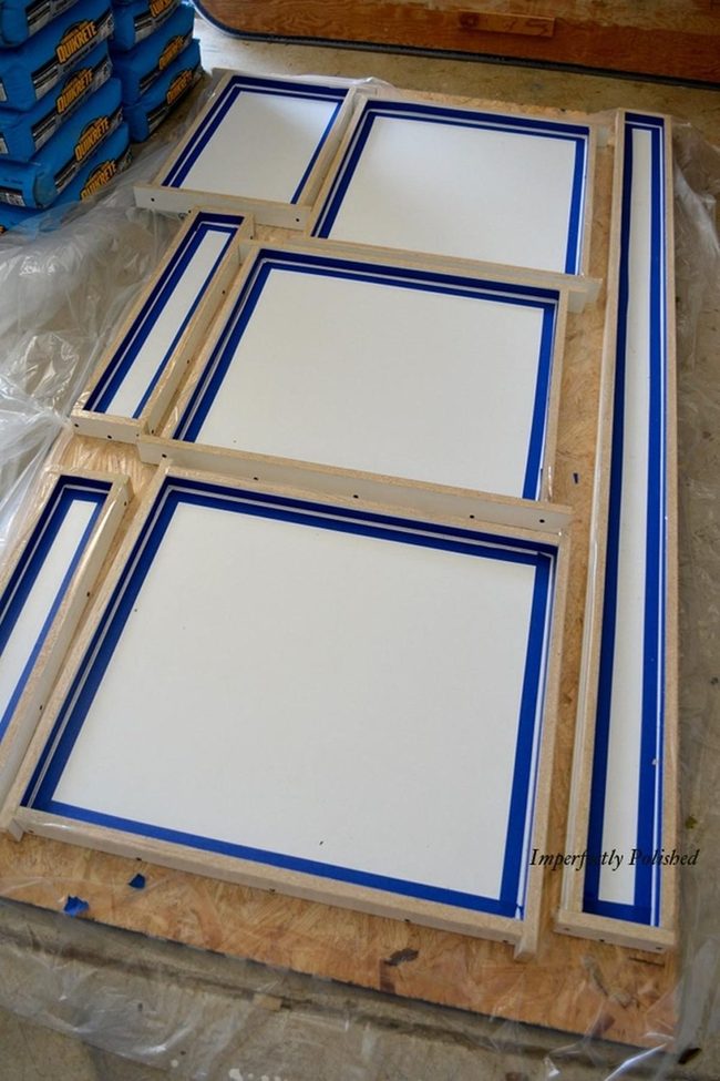 Raw Wood Blue Accents