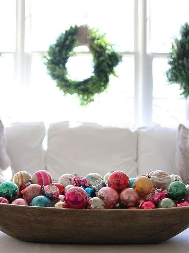 Green Wreaths, Ornament Bowl