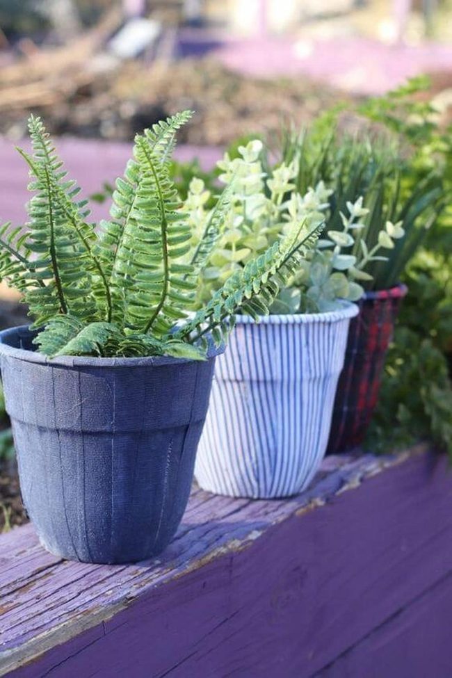 Potted Plants Privacy Screen