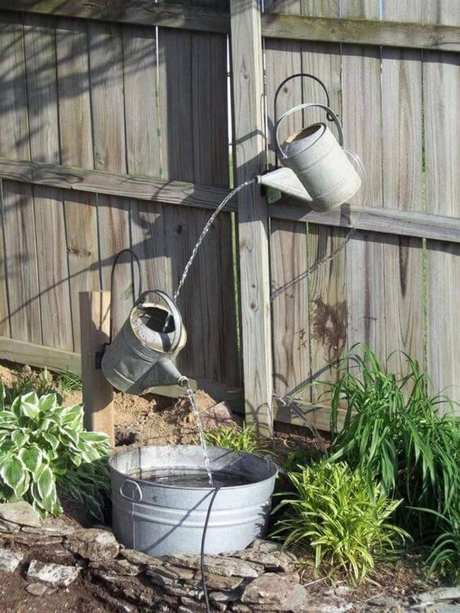 Cascading Water, Thriving Greens