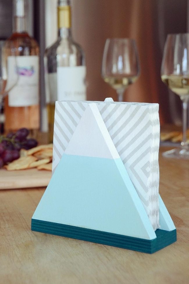 Honey Wood And Mountain Blue Table