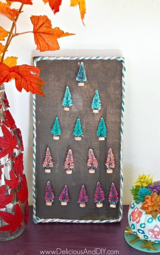 Miniature Worlds On Wood