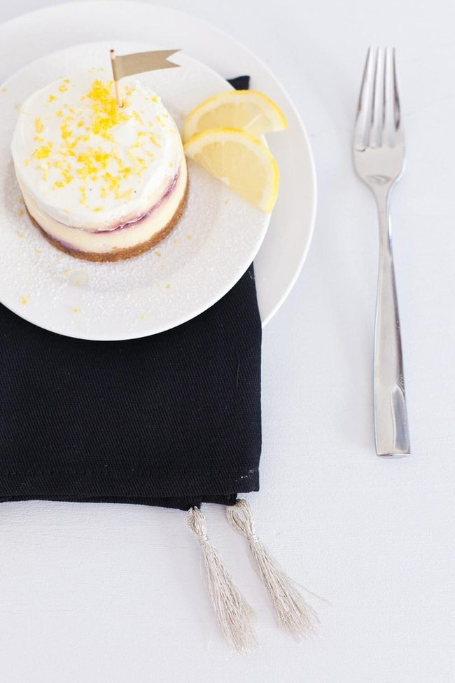 Sunshine Cake With Silver Service