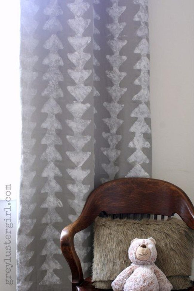 Dark Wood Chair With Fur Softness