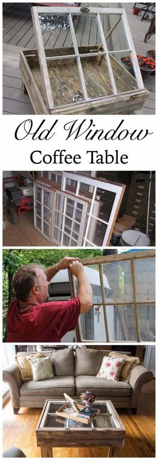 Vintage Windows Functional Art